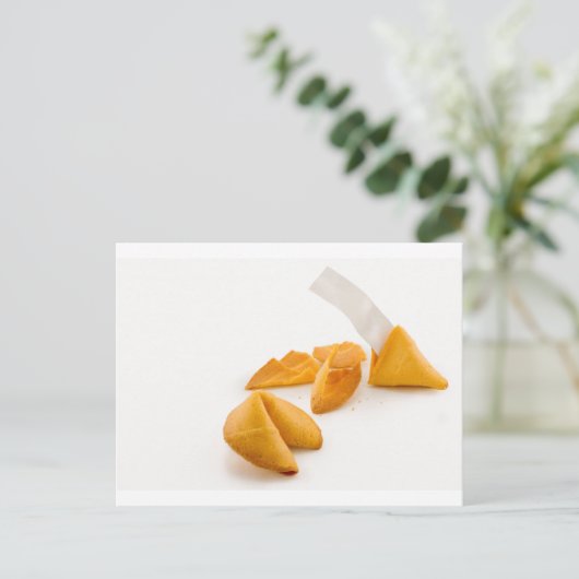 Fortune Cookie Briefkaart (Staand voorkant)