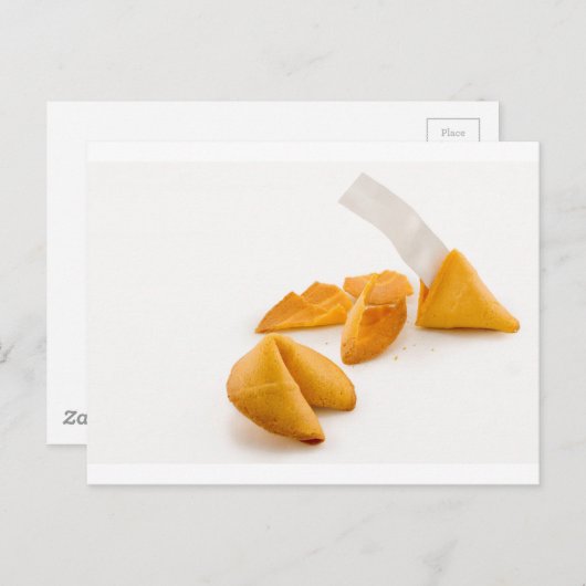 Fortune Cookie Briefkaart (Voorkant / Achterkant)