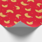 Fortune Cookie Chinese geluk patroon Cadeaupapier (Hoek)