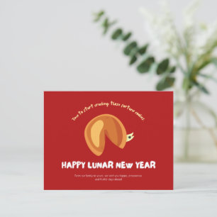 Fortune Cookie Chinese Lunar New Year Design Briefkaart