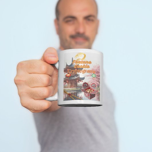 Fortune Cookie Cryptogram Koffie Mok