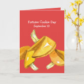 Fortune Cookie Day 13 september Kaart (Gele Bloem)