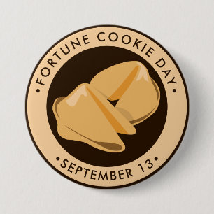 Fortune Cookie Day Ronde Button 7,6 Cm