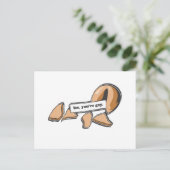 Fortune Cookie - Je bent gay Briefkaart (Staand voorkant)