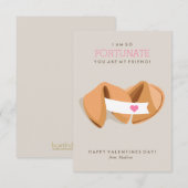Fortune Cookie Kinder Classroom Valentijn Kaart (Voorkant / Achterkant)