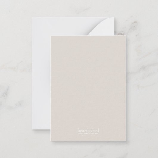 Fortune Cookie Kinder Classroom Valentijn Notitiekaartje (Achterkant)