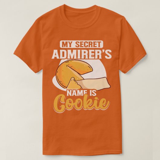 Fortune Cookie Lover Funny Baking Cookies Food Bak T-shirt (Design voorkant)