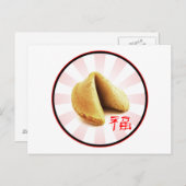 Fortune Cookie "Luck"-Briefkaart Briefkaart (Voorkant / Achterkant)