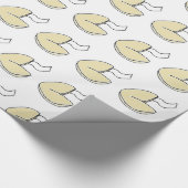 Fortune Cookie Lucky Chinees eten Cartoon Cadeaupapier (Hoek)