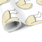 Fortune Cookie Lucky Chinees eten Cartoon Cadeaupapier (Rol Hoek)