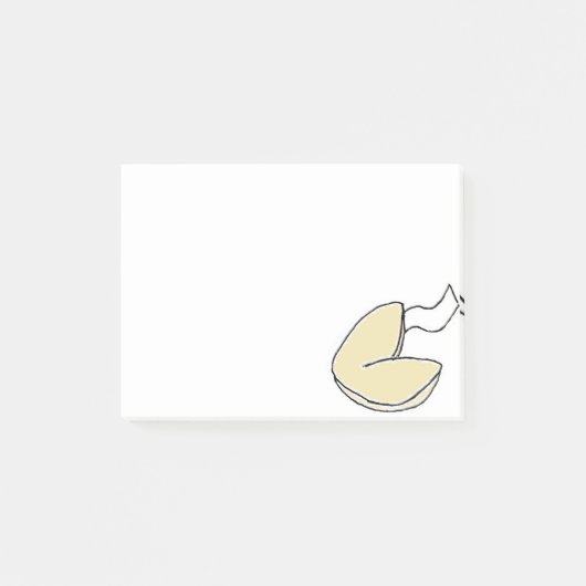Fortune Cookie Lucky Chinees eten Cartoon Post-it® Notes (Voorkant)