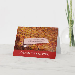 Fortune Cookie Medewerker Afscheid Kaart