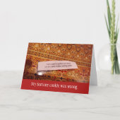 Fortune Cookie Medewerker Afscheid Kaart (Voorkant)