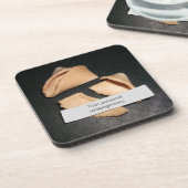 Fortune Cookie met persoonlijke Onderzetters (Linkerzijde)