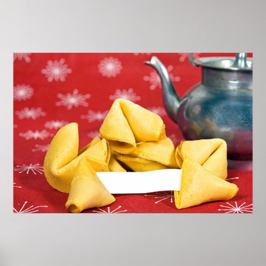 Fortune Cookie met Teapot Poster (Voorkant)