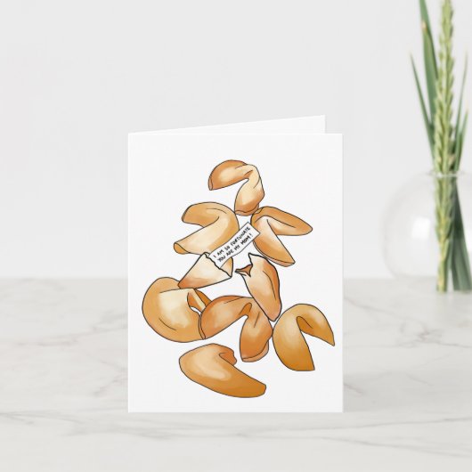 fortune cookie moederdag-kaart bedankkaart (Voorkant)
