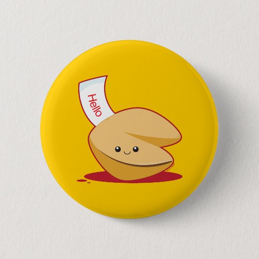 Fortune Cookie Ronde Button 5,7 Cm (Voorkant)