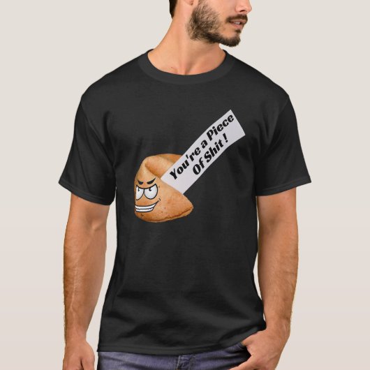Fortune Cookie Sarcastisch Fortune Cookie Design T-shirt (Voorkant)