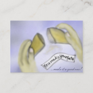 Fortune cookie visitekaartje