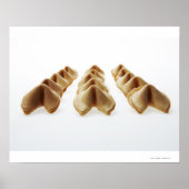 Fortune Cookies in drie rijen Poster (Voorkant)