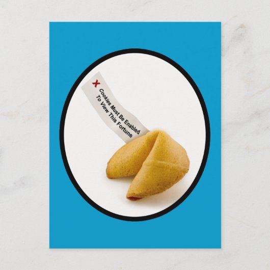 Fortune Cookies inschakelen Briefkaart (Voorkant)
