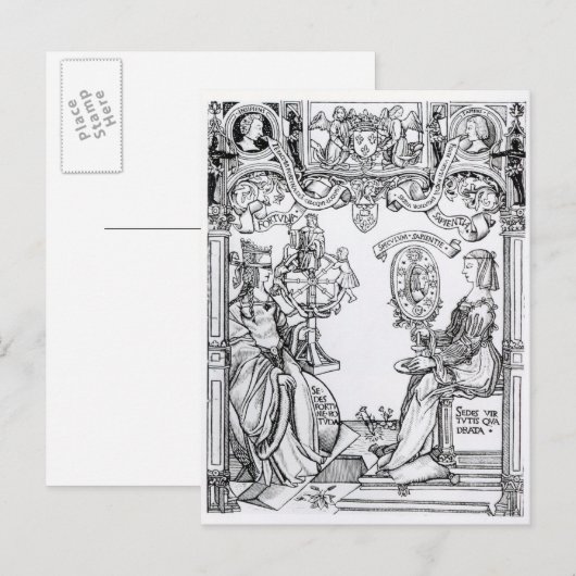 Fortune en Wisdom Briefkaart (Voorkant / Achterkant)