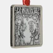 Fortune en Wisdom Metalen Ornament (Rechts)