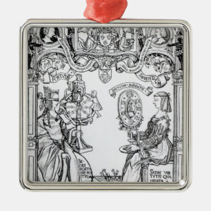 Fortune en Wisdom Metalen Ornament