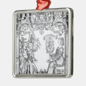 Fortune en Wisdom Metalen Ornament (Links)
