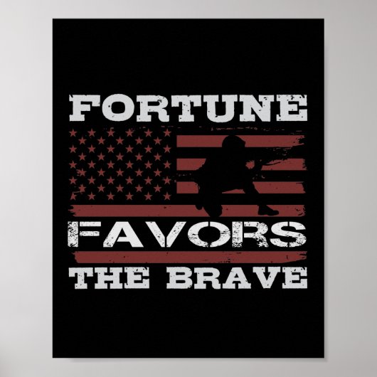 Fortune Favors Poster (Voorkant)