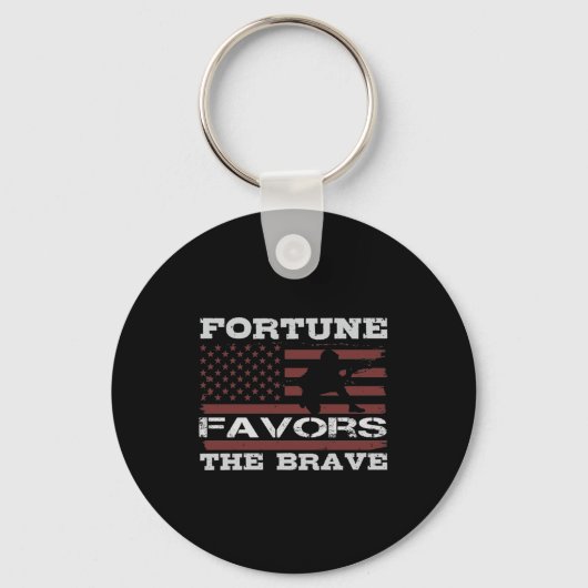Fortune Favors Sleutelhanger (Voorkant)
