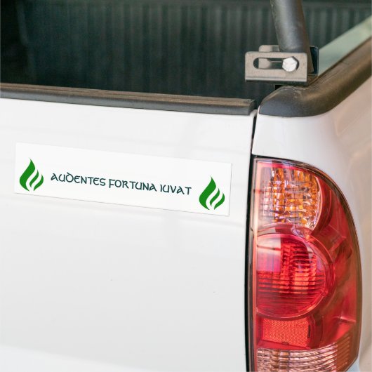 "Fortune Favors the Bold" Bumpersticker (Op Truck)