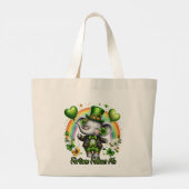 Fortune Follows Me Elephant Tote Bag (Achterkant)