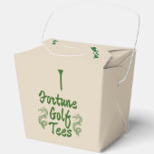 'Fortune Golf Tees' Afhaaldozen Leuke Feestattribu Bedankdoosjes (Voorkant)