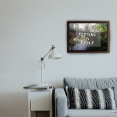 Fortune is fickle proverb bridge photoposter poster