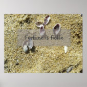 Fortune is fictief gezegde poster (Voorkant)