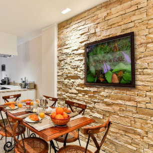 Fortune is fictief gezegde poster