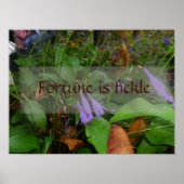 Fortune is fictief gezegde poster (Voorkant)