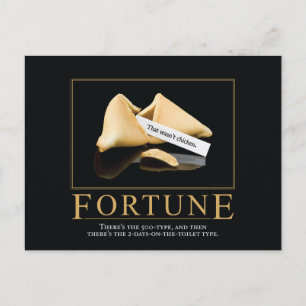 Fortune Motivatie Parody Briefkaart