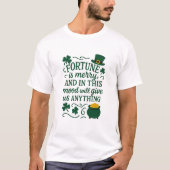 Fortune St. Patty's Day  T-shirt (Voorkant)