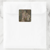 Fortune Teller, 1895 Vierkante Sticker (Tas)