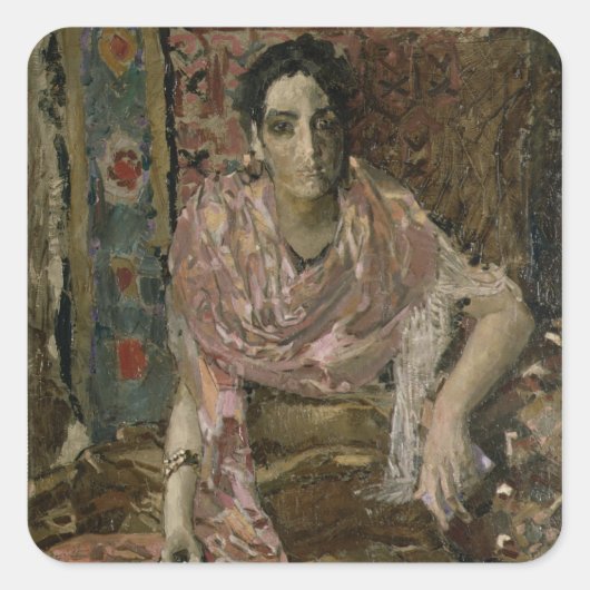 Fortune Teller, 1895 Vierkante Sticker (Voorkant)