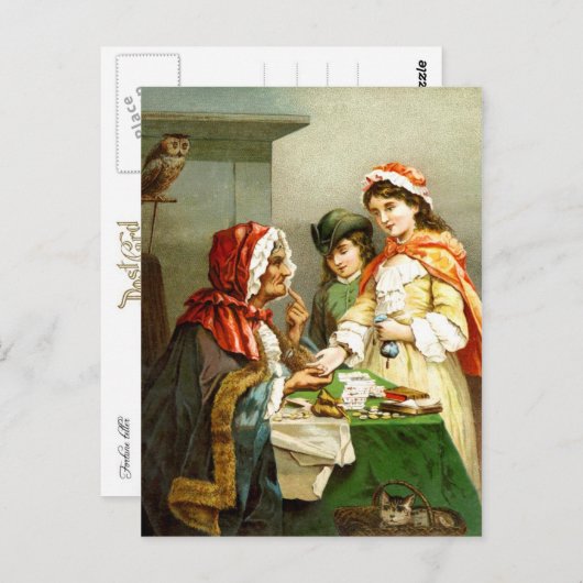 Fortune Teller Briefkaart (Voorkant / Achterkant)