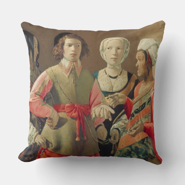Fortune Teller, c.1630 (olie op canvas) (zie 19) Kussen (Voorkant)