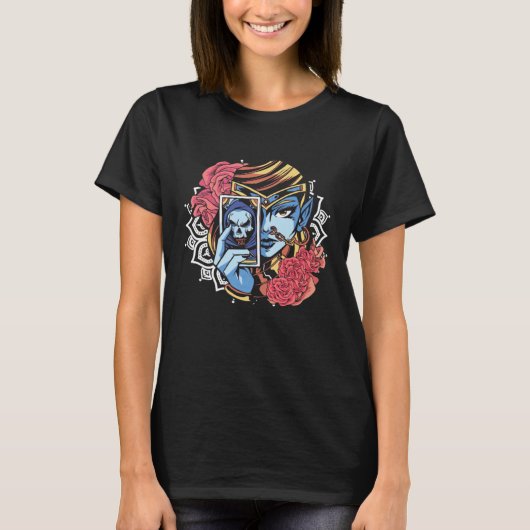 Fortune Teller Crystal Ball Clairvoyance Tarot Car T-shirt (Voorkant)