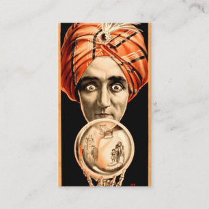 Fortune Teller Crystal Ball Contactkaartje