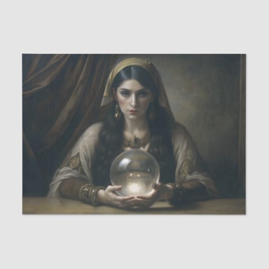Fortune Teller Crystal Ball Decoupage Tissuepapier (Voorkant)