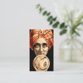 Fortune Teller Crystal Ball-oproepkaart Contactkaartje (Staand voorkant)