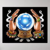 Fortune Teller Crystal Ball Poster (Voorkant)