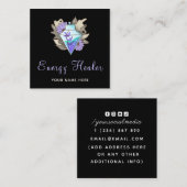 Fortune Teller Energy Healer Magic Potion Diamond Vierkante Visitekaartje (Voorkant / Achterkant)